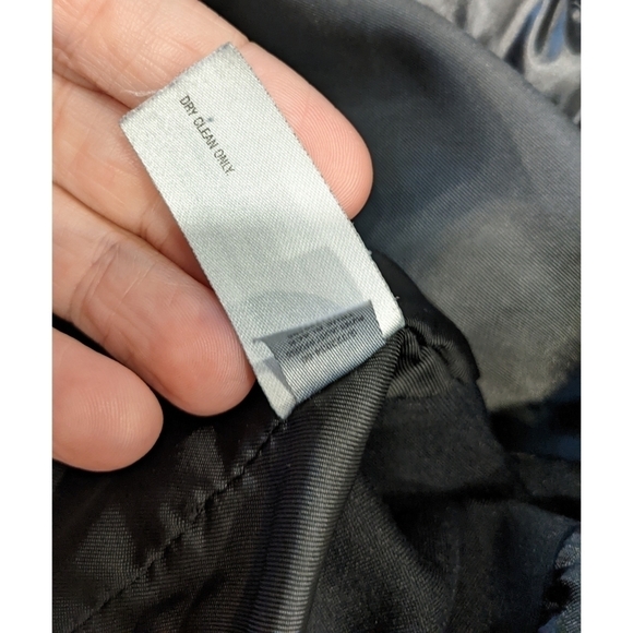 Gap Fit Black Quilted Puffer Jacket Zip Pockets Size Small - Picture 6 of 6